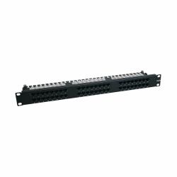 Tripp Lite N252-048-1U 48-Port 1U Rack-Mount Cat6/Cat5 High Density 110 Patch Panel, 568B, RJ45 Ethernet, TAA 