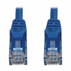 Tripp Lite N261-002-BL Cat6a 10G Snagless Molded UTP Ethernet Cable [RJ45 M/M], PoE, Blue, 2 ft. [0.6 m] 