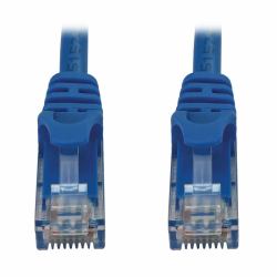 Tripp Lite N261-025-BL Cat6a 10G Snagless Molded UTP Ethernet Cable [RJ45 M/M], PoE, Blue, 25 ft. [7.6 m] 