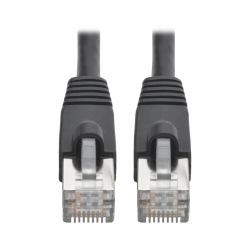 Tripp Lite N262-005-BK Cat6a 10G Snagless Shielded STP Ethernet Cable [RJ45 M/M], PoE, Black, 5 ft. [1.52 m] 