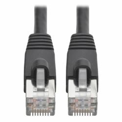 Tripp Lite N262-006-BK Cat6a 10G Snagless Shielded STP Ethernet Cable [RJ45 M/M], PoE, Black, 6 ft. [1.83 m] 