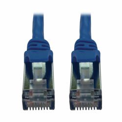 Tripp Lite N262-S06-BL Cat6a 10G Snagless Shielded Slim STP Ethernet Cable [RJ45 M/M], PoE, Blue, 6 ft. [1.8 m] 
