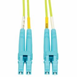 Tripp Lite N820-25M-OM5 100G Duplex Multimode 50/125 OM5 LSZH Fiber Optic Cable [LC/LC], Lime Green, 25 m 