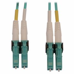 Tripp Lite N820X-02M-OM4 400G Multimode 50/125 OM4 Switchable Fiber Optic Cable [Duplex LC-PC M/M], LSZH, Aqua, 2 m [6.6 ft.] 