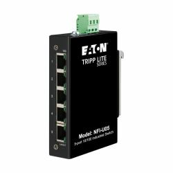 Tripp Lite NFI-U05 5-Port Unmanaged Industrial Ethernet Switch - 10/100 Mbps, Ruggedized, -40° to 75°C, DIN/Wall Mount 