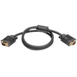 Tripp Lite P502-003 VGA High-Resolution RGB Coaxial Cable [HD15 M/M], 3 ft. [0.91 m] 
