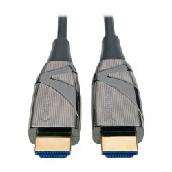 Tripp Lite P568-100M-FBR 4K HDMI Fiber Active Optical Cable [AOC] - 4K 60 Hz, HDR, 4:4:4 [M/M], 100 m [328 ft.] 