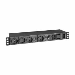 Tripp Lite PDUBHV20D 220-240V 16A Single-Phase Hot-Swap PDU with Manual Bypass - 4 Schuko Outlets, C20 & Schuko Inputs, Rack/Wall 