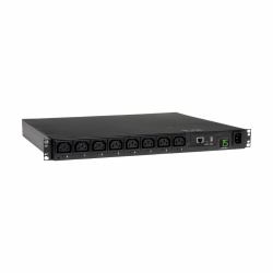 Tripp Lite PDUMH15HVNET 2.5kW Single-Phase 208/230V Switched PDU - LX Platform, 8 C13 Outlets, C14 Input 2m Cord, 1U Rack-Mount, TAA 