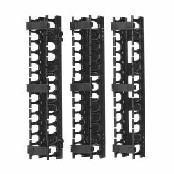 Tripp Lite SRCABLEVRT3 SmartRack 3-in. [7.62 cm] Wide High Capacity Vertical Cable Manager - Double finger duct 