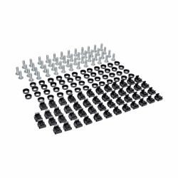 Tripp Lite SRCAGENUTS1224 SmartRack Square Hole Hardware Kit with 50 pcs 12-24 screws and washers 