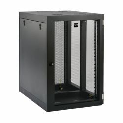 Tripp Lite SRW18UHD SmartRack 18U Heavy-Duty Low-Profile Server-Depth Side-Mount Wall-Mount Rack Enclosure Cabinet 