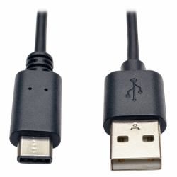 Tripp Lite USB 2.0 Hi-Speed Cable, USB Type-A Male to USB Type-C [USB-C] Male, 1.83 m [6-ft.] 
