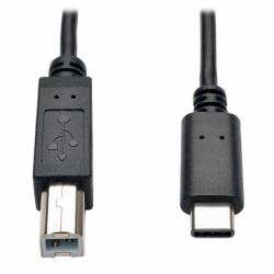 Tripp Lite U040-006 USB-C to USB-B Cable - USB 2.0, [M/M], 6 ft. [1.83 m] 