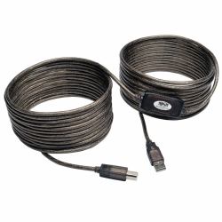 Tripp Lite U042-036 USB 2.0 A to B Active Repeater Cable [M/M], 36 ft. [10.97 m] 
