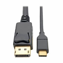 Tripp Lite U444-006-DP USB-C to DisplayPort Active Adapter Cable [M/M], 4K 60 Hz, 6 ft. [1.8 m] 