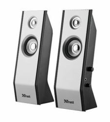 Trust Slimline Black, Silver Wired 7 W 