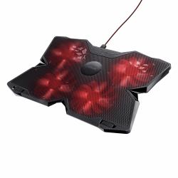Trust GXT 278 laptop cooling pad 43.9 cm [17.3"] Black 