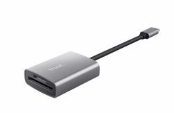Trust 24136 card reader USB 3.2 Gen 1 [3.1 Gen 1] Type-C Aluminium 