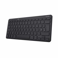 Trust Lyra keyboard Office USB + RF Wireless + Bluetooth QWERTY UK English Black 