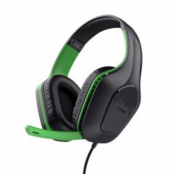 Trust GXT 415X ZIROX Headset Wired Head-band Gaming Black, Green 
