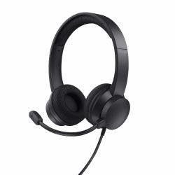 Trust Ayda Headset Wired Head-band Calls/Music USB Type-A Black 