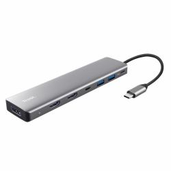 Trust 25661 interface hub USB Type-C Aluminium 