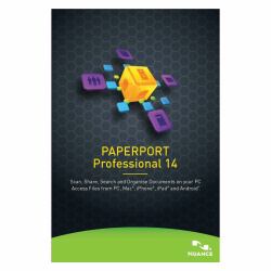 Tungsten Automation Nuance PaperPort Professional 14, 501-1000u, WIN Document management 