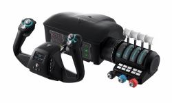 Turtle Beach VelocityOne Flight Universal Control System with Yoke Handle, Throttle Quadrant, Trim Wheel and Rudder Controls - Xbox Series X or S, Xbox One and Windows 