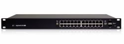 Ubiquiti ES-24-250W network switch Managed L2/L3 Gigabit Ethernet [10/100/1000] Power over Ethernet [PoE] 1U Black 