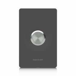 Ubiquiti Button designed for UniFi - Access Hubs. Push-to-exit. - Black/white. - Warranty: 24M