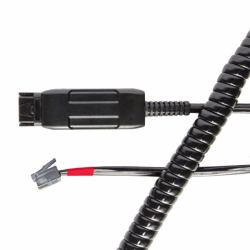 V7 BL-08+P telephone cable 2 m Black 