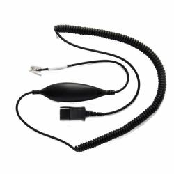 V7 BL-10+P telephone cable 2 m Black 