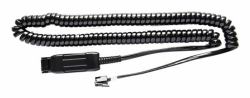 V7 BL-12+P telephone cable 2 m Black 