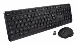 V7 CKW350IT keyboard Mouse included Universal USB QWERTY UK English Black 