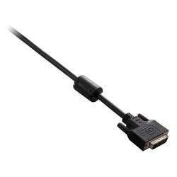V7 Black Video Cable DVI-D Male to DVI-D Male 2m 6.6ft 