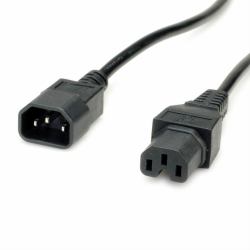 VALUE 19.99.1123 power cable Black 3 m C14 coupler C15 coupler 