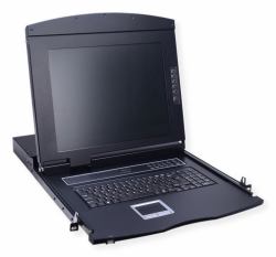 VALUE 26.99.0121 rack console 43.2 cm [17"] 1280 x 1024 pixels Black 1U 