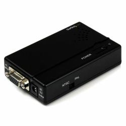 StarTech.com High Resolution VGA to Composite [RCA] or S-Video Converter - PC to TV 