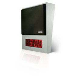Valcom IP Speaker Clocks Digital wall clock Square Black, Grey 