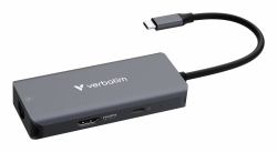 Verbatim USB-C Essentials Multiport Hub 6 ports: RJ45, HDMI, USB-C PD, 3 x USB-A 3.2 Gen 1 