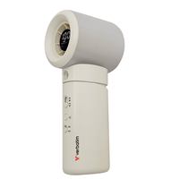 Verbatim [32344] Cool 'n' Go Aqua Breeze Handheld Fan, Portable Cooling with Refreshing Mist Spray - White/Silver