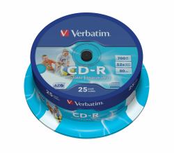 Verbatim CD-R AZO Wide Inkjet Printable 700 MB 52x 25 pc[s] 