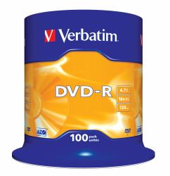Verbatim DVD-R Matt Silver 4.7 GB 100 pc[s] 