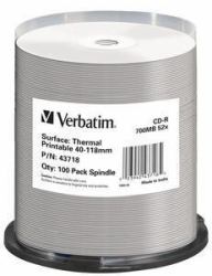 Verbatim CD-R Thermal Printable No ID Brand 