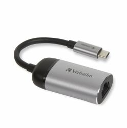 Verbatim 49146 laptop dock/port replicator USB 3.2 Gen 1 [3.1 Gen 1] Type-C Black, Silver 