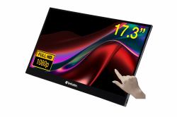 Verbatim 49593 computer monitor 43.9 cm [17.3"] 1920 x 1080 pixels Full HD LCD Touchscreen Black 