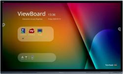 Viewsonic IFP7562 Signage Display Interactive flat panel 190.5 cm [75"] LED Wi-Fi 350 cd/m² 4K Ultra HD Black Touchscreen Built-in processor Android 