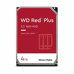 Western Digital Red Plus internal hard drive 4 TB 5400 RPM 256 MB 3.5" Serial ATA III 