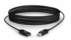 WyreStorm CAB-UAOC-15-C USB cable USB 3.2 Gen 2 [3.1 Gen 2] 15 m USB A 10 Gbit/s Black 